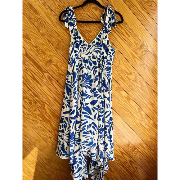 Alexis for Target Botanical Floral Tie Strap Asymmetrical Hem Dress - Picture 3 of 8